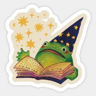 Wizard Frog Sticker